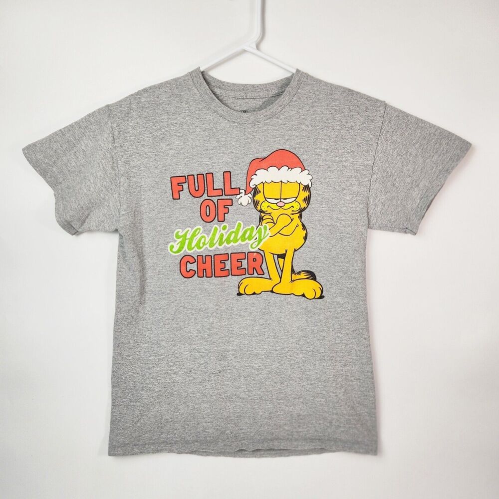 Garfield Shirt Unisex M Christmas Holiday‎ Event Piece Festive Stocking Stuffer